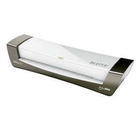   Laminálógép, A4, 80-125 mikron, LEITZ iLam Office, ezüst (E72510084)