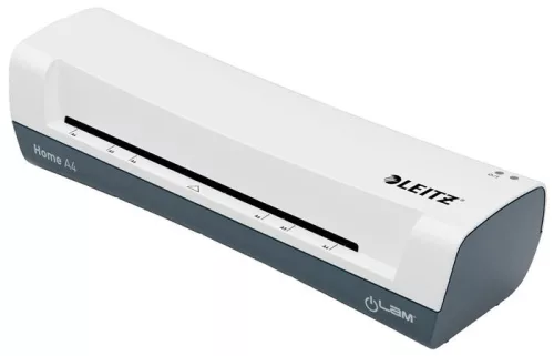 Laminálógép, A4, 75-125 mikron, LEITZ iLam Home, fehér (E74310001)