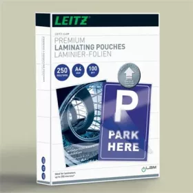   Meleglamináló fólia, 250 mikron, A4, fényes, UDT technológiával, LEITZ iLam (E74840000)