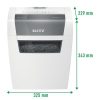 Iratmegsemmisítő, konfetti, 6 lap, LEITZ IQ Home (E80340000)