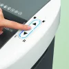 Iratmegsemmisítő, mikrokonfetti, 150 lap, LEITZ IQ OptiMax Autofeed Home Office 150 P5 (E80370000)