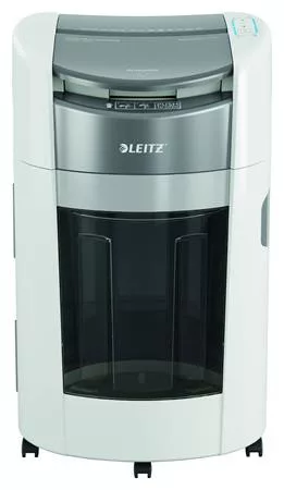 Iratmegsemmisítő, mikrokonfetti, 300 lap, LEITZ IQ OptiMax Autofeed Office 300 P5 (E80410000)