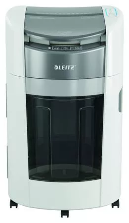 Iratmegsemmisítő, konfetti, 300 lap, LEITZ IQ OptiMax Autofeed Office 300 P4 (E80420000)