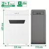 Iratmegsemmisítő, konfetti, 10 lap, LEITZ IQ Protect 10X (E80920000)