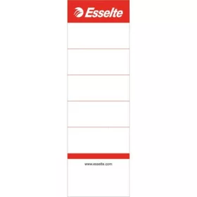   Cserecímke, iratrendezőhöz, kétoldalas, 50x158 mm, ESSELTE, fehér (E810801)