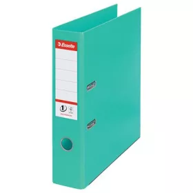   Iratrendező, 75 mm, A4, PP, élvédő sínnel, ESSELTE Standard, mentazöld (E811312)