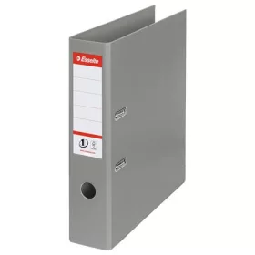   Iratrendező, 75 mm, A4, PP, élvédő sínnel, ESSELTE Standard, szürke (E811380)