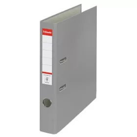   Iratrendező, 50 mm, A4, PP/karton, élvédő sínnel, ESSELTE Economy, szürke (E81172)