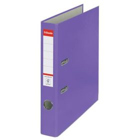   Iratrendező, 50 mm, A4, PP/karton, élvédő sínnel, ESSELTE Economy, lila (E81174)
