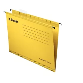   Függőmappa, újrahasznosított karton, A4, ESSELTE Classic, sárga (E90314)