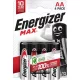 Elem, AA ceruza, 4 db, ENERGIZER Max (EEAA4MA)