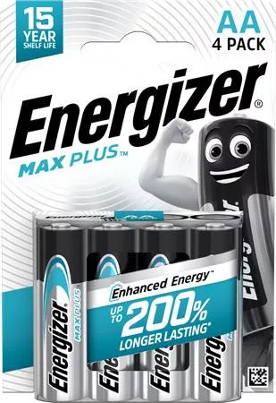 Elem, AA ceruza, 4 db, ENERGIZER Max Plus (EEAA4MP)
