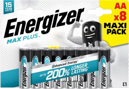 Elem, AA ceruza, 8 db, ENERGIZER Max Plus (EEAA8MP)