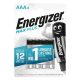 Elem, AAA mikro, 4db, ENERGIZER Max Plus (EEAAA4MP)