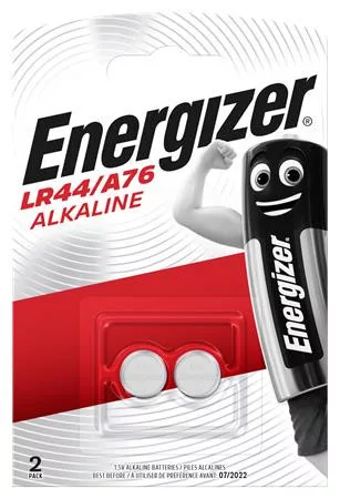 Gombelem, LR44 / A76, 2 db, ENERGIZER (EELR442)