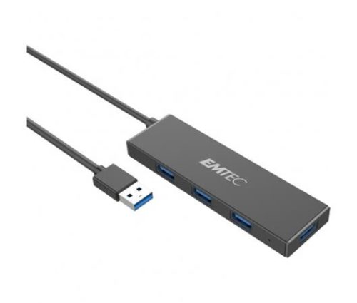 USB elosztó-HUB, 4xUSB 3.1/1xUSB micro, EMTEC T620A (EHUB620A)