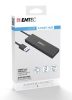 USB elosztó-HUB, 4xUSB 3.1/1xUSB micro, EMTEC T620A (EHUB620A)