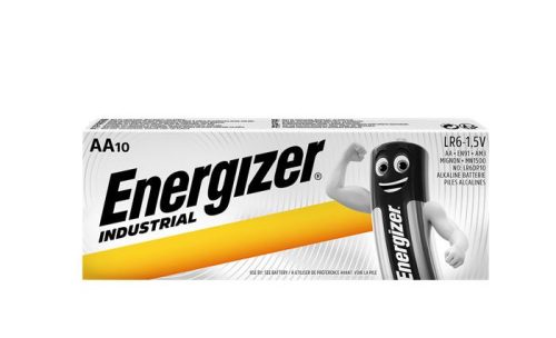 Elem AA ceruza, 10 db, ENERGIZER Alkaline Power Industrial (EIAA10)