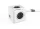Elosztó, 4 aljzat, 2 USB csatlakozó, 1,5 m kábelhosszúság, ALLOCACOC PowerCube Extended USB DE, fehér-szürke (ELA1402FSZ)