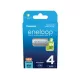 Tölthető elem, AAA mikro, 4x800 mAh Ni-MH, PANASONIC Eneloop (ELAKU20)