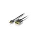 HDMI - DVI-D kábel, aranyozott, 2 m, EQUIP (EP119322)