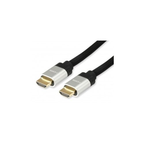 HDMI 2.1 kábel, 8K/60Hz, Ultra High Speed, aranyozott, 5 m, EQUIP (EP119383)