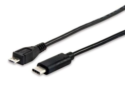 Átalakító kábel, USB-C-USB MicroB 2.0, 1m, EQUIP (EP12888407)