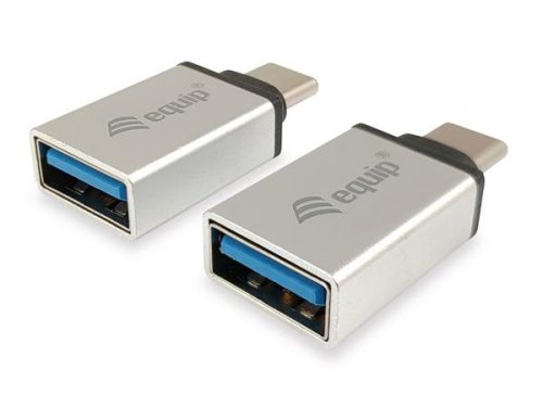 Adapter, USB-C-USB-A átalakító, 2 db, EQUIP (EP133473)