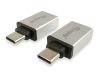 Adapter, USB-C-USB-A átalakító, 2 db, EQUIP (EP133473)