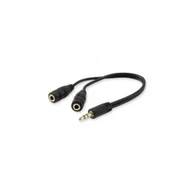   Audio elosztó kábel, 13 cm, 2 bemenet/1 kimenet, EQUIP (EP147941)