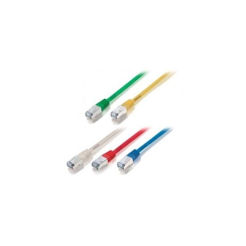 Hálózati kábel, F/UTP, Cat5e, 1 m, EQUIP, bézs (EP225410)