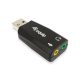 Audio adapter, 3,5 mm jack-USB átalakító, EQUIP Life (EP245320)
