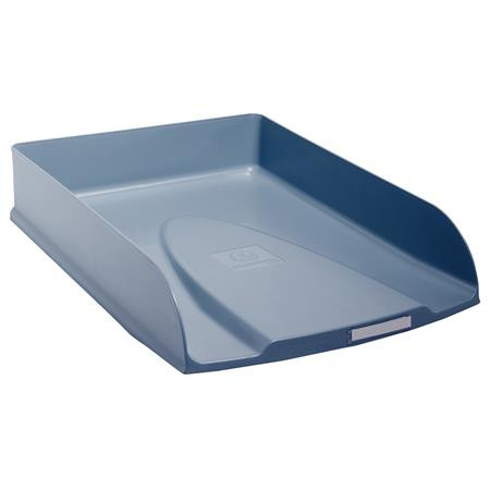 Irattálca, műanyag, EXACOMPTA COMBO Styli Autentik, kékesszürke (EX11170D)