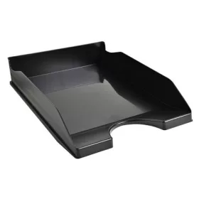   Irattálca, műanyag, A4+, EXACOMPTA EcoBlack, fekete (EX123014D)
