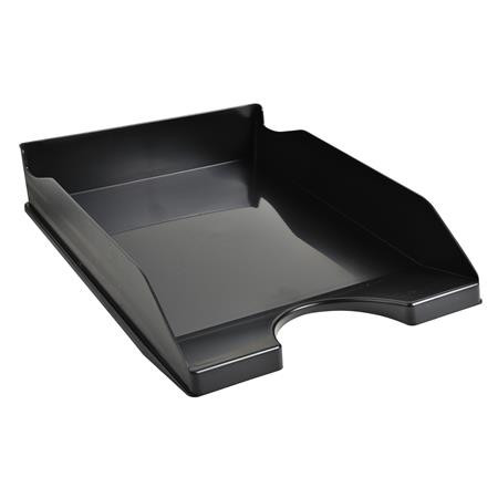 Irattálca, műanyag, A4, EXACOMPTA EcoBlack, fekete (EX123014D)
