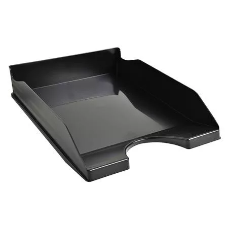 Irattálca, műanyag, A4+, EXACOMPTA EcoBlack, fekete (EX123014D)