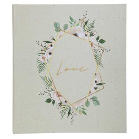   Fotóalbum, csavarozott gerincű, 29x32 cm, 30 lap, EXACOMPTA CHAMPETRE, fehér (EX16118E)