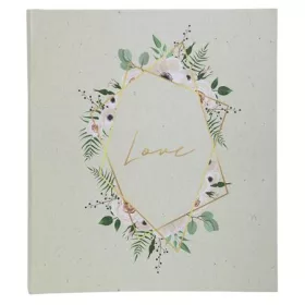   Fotóalbum, csavarozott gerincű, 29x32 cm, 30 lap, EXACOMPTA CHAMPETRE, fehér (EX16118E)