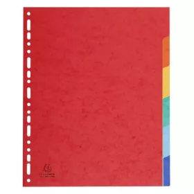   Regiszter, karton, A4+, 6 részes, EXACOMPTA, színes (EX2406E)