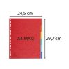 Regiszter, karton, A4+, 6 részes, EXACOMPTA, színes (EX2406E)