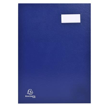 Aláírókönyv, A4, 18 részes, karton, EXACOMPTA, kék (EX24185E)