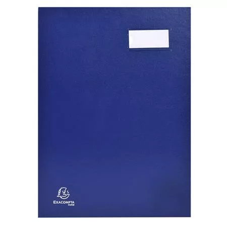 Aláírókönyv, A4, 18 részes, karton, EXACOMPTA, kék (EX24185E)