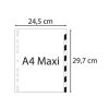 Regiszter, műanyag, A4+, 1-12, EXACOMPTA, színes (EX2512E)
