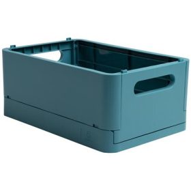   Tárolódoboz, A5+, összecsukható, EXACOMPTA Skandi, nyugodt kék (EX27134D)