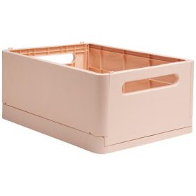   Tárolódoboz, A4+, összecsukható, EXACOMPTA Skandi, nude (EX27231D)