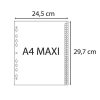 Regiszter, műanyag, A4+, 1-31, EXACOMPTA, szürke (EX2931E)
