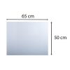 Könyökalátét, PVC, 500x650 mm, EXACOMPTA, áttetsző (EX29635E)