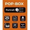 Irattároló, műanyag, 4 fiókos, EXACOMPTA Pop-Box, fehér (EX314398D)
