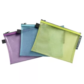   Rendszerező tasak, cipzáras, hálós, A5, EXACOMPTA Pop'NCo, vegyes (EX38140E)