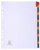 Regiszter, karton, A4+, 1-31, EXACOMPTA, fehér (EX4131E)